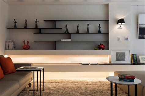 Black shelves | Interior Design Ideas