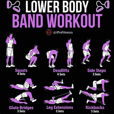 Here is an awesome lower body workout that you can do with bands. in ...