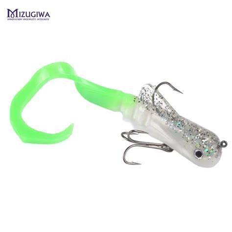 Bull Dawg Soft Lure Fishing Soft Bait Zabder Freshwater Curly Shad ...