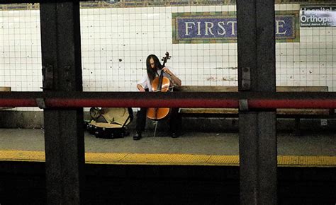 A wonderful First Avenue subway musical moment in New York