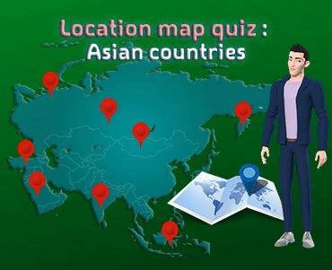 Countries of Asia map quiz | Geography Quiz Games