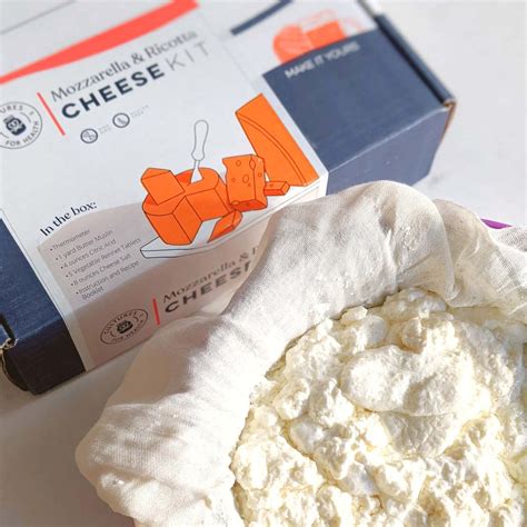 Mozzarella & Ricotta Cheese Making Kit | 5 Piece DIY Kit Includes ...