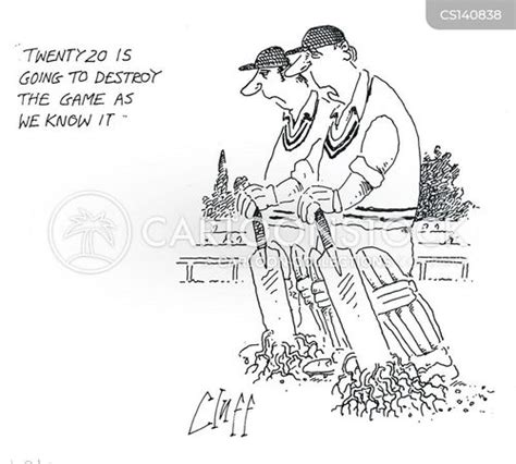 Competitive Cricket Cartoons and Comics - funny pictures from CartoonStock