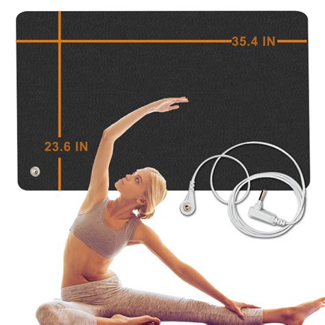 Earthing Yoga Mat for Grounding Exercises - Realyou Store Fitness