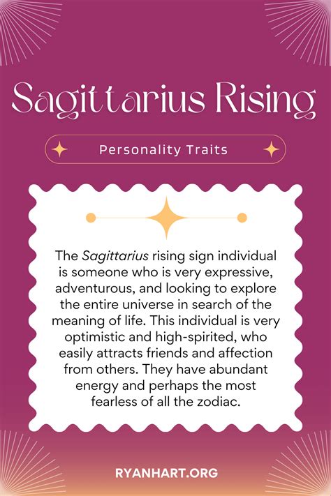 Sagittarius Rising Sign & Ascendant Personality Traits | Ryan Hart