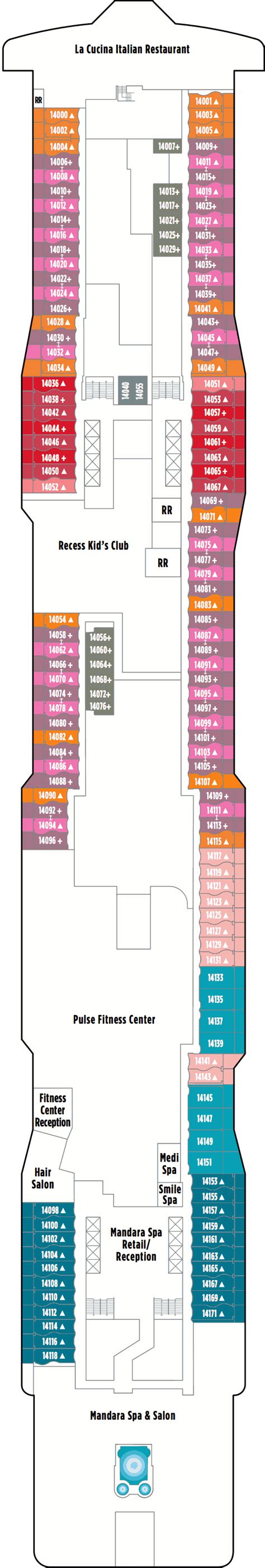 Norwegian Epic Deck Plans - Cruiseline.com