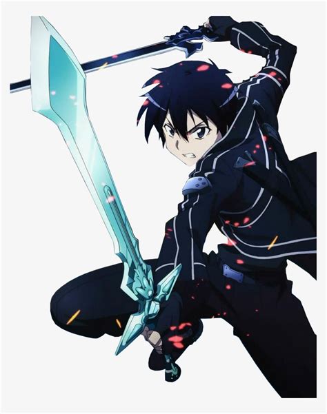 Dual Wielding Kirito Sao Transparent PNG - 769x960 - Free Download on NicePNG