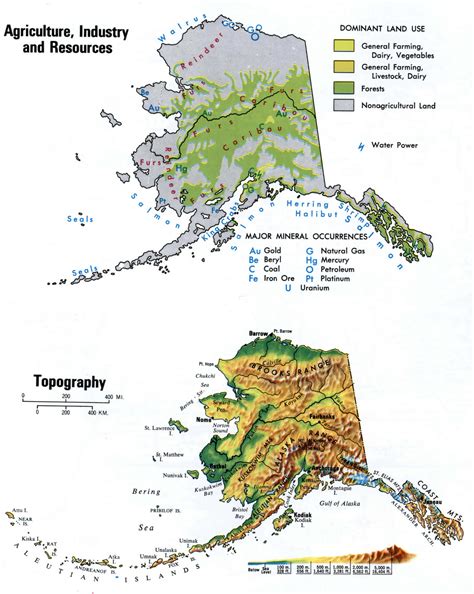 Alaska topographic map.Free large topographical map of Alaska topo