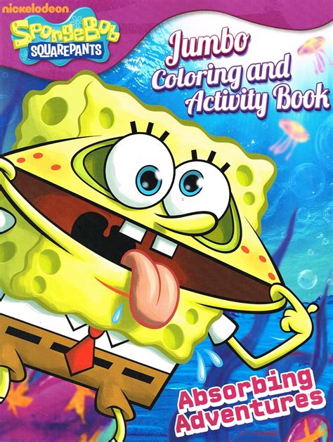 SpongeBob SquarePants Jumbo Coloring & Activity Book - Absorbing ...