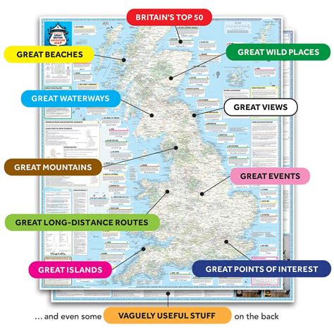 The Great British Adventure Map - 2019 Edition - Anglotopia Store