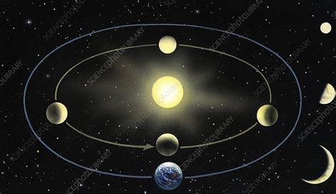 Phases of Venus, artwork - Stock Image - C017/0774 - Science Photo Library