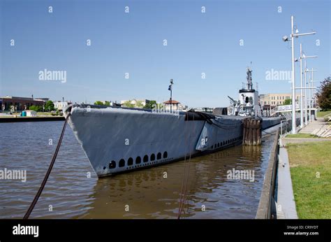 Wisconsin, Manitowoc. Wisconsin Maritime Museum at Manitowoc. World War II submarine USS Cobia ...