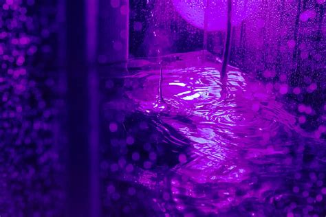 HD wallpaper: water, ripple, wave, neon, vaporwave, purple, no people ...