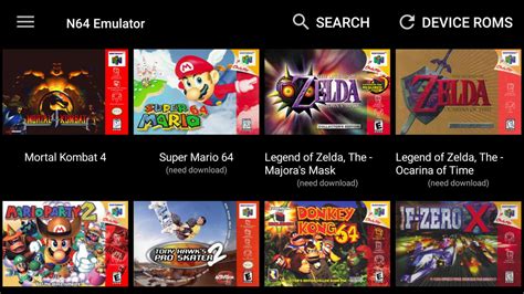 N64 Emulator + All Roms for Android - APK Download