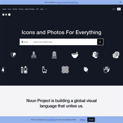 Noun Project: Free Icons & Stock Photos for Everything — Are.na