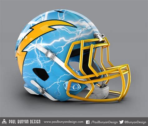 Chargers concept helmet (xpost from r/sports) : r/Chargers