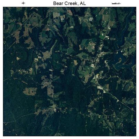 Aerial Photography Map of Bear Creek, AL Alabama