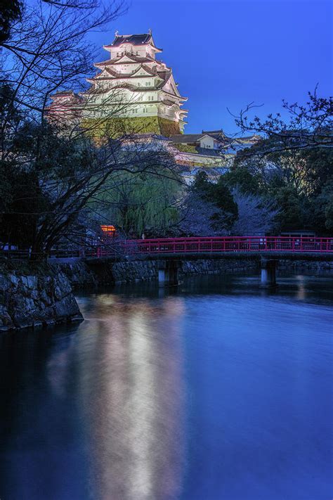 Himeji Castle or White Egret Castle at night 1 Photograph by Alex Mironyuk - Fine Art America