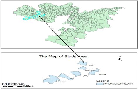 -Location of the study area in Oromia National Regional State Sampling ...