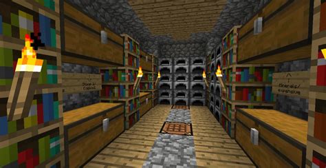 Storage room idea. Minecraft Project