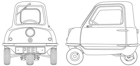 peel trident + P50: the world's smallest city car