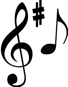 Silhouette Music Notes - ClipArt Best