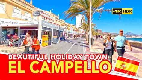 EL CAMPELLO | A beach tour of El Campello near Benidorm, Spain - YouTube