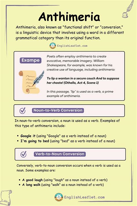 Anthimeria (Types & Examples) - EnglishLeaflet