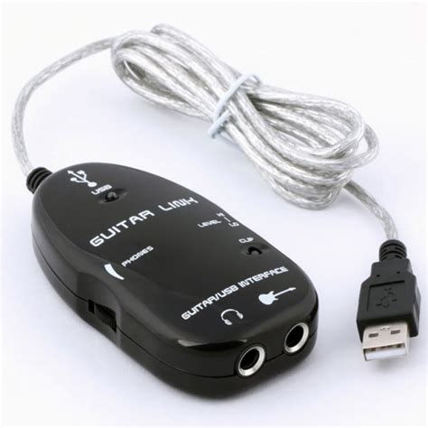 New Guitar to USB Interface Link Cable PC/MAC Recording - Free Shipping - ThanksBuyer