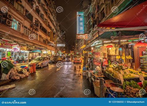 Temple Street Night Market Hong Kong Editorial Photography - Image of ...