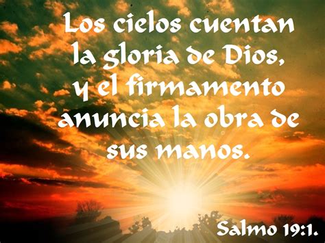 Versículos Biblicos: Salmo 19:1