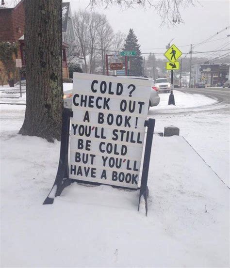 Pretty things - Funny library signs.