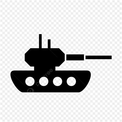 Tank Silhouette PNG Free, Vector Tank Icon, Tank Icons, Army, Military ...