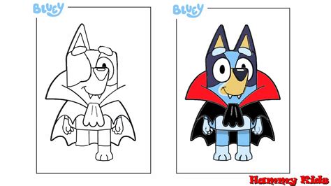 Bluey Halloween Drawings