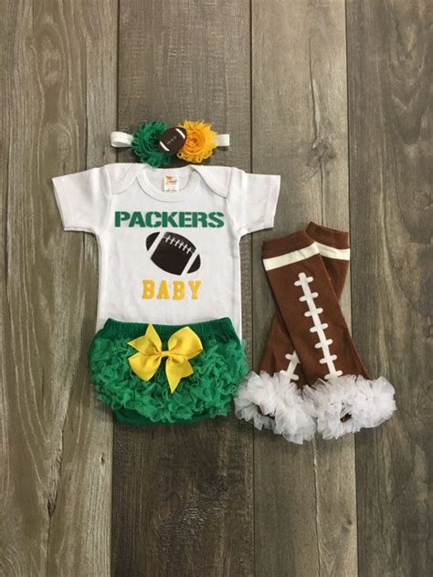 Green Bay packers baby girl outfit -Green bay Packers baby - packers baby onesie - Packers ...