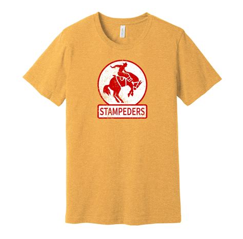 Calgary Stampeders Throwback Tee Retro Distressed Logo | Etsy