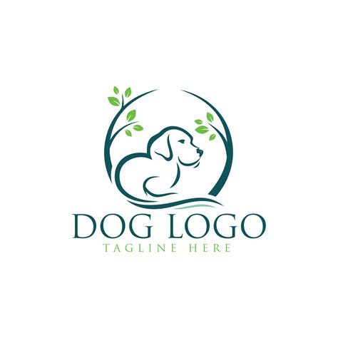 dog logo design 24266128 Vector Art at Vecteezy