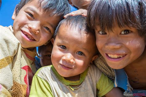 - Portrait of happy smiling children, Shan state, Myanmar | Royalty ...