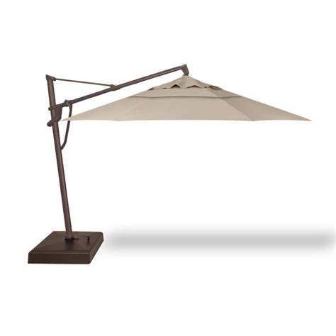 an umbrella is shown on top of a stand