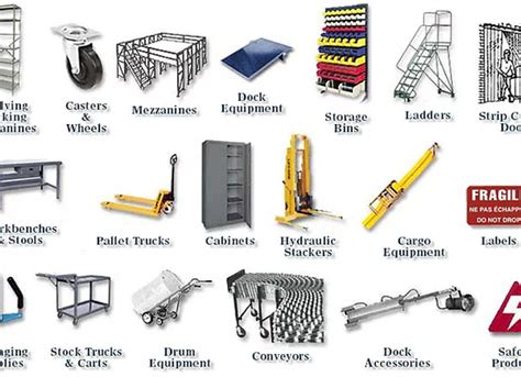 Various Types of Warehouse Equipment