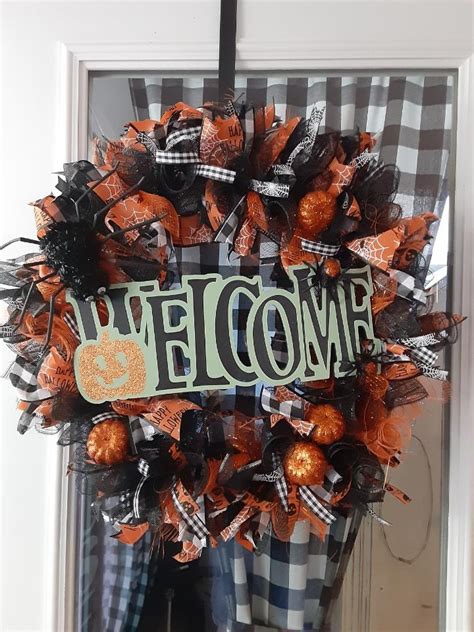 Halloween Welcome Wreath Auction - Husky House