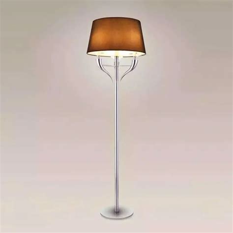 Modern Polished Chrome Floor Lamp - Lighting and Interiors