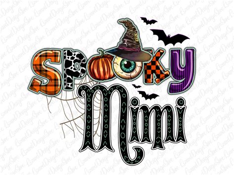 Spooky Mimi Pnghalloween Mimi Pngtrick or Treat Png Happy - Etsy