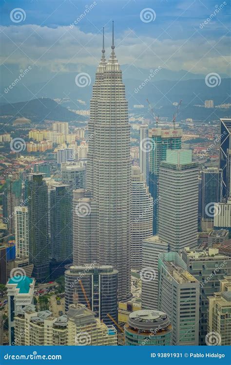 Beautiful View of Kuala Lumpur from Menara Kuala Lumpur Tower, a ...