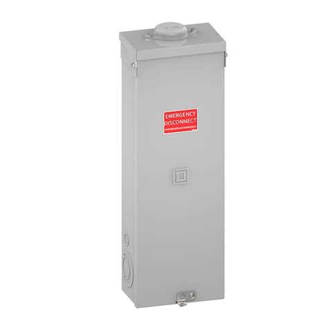 Square D 150 Amp 2-Pole Fusible General-duty Enclosed Circuit Breaker Disconnect in the ...