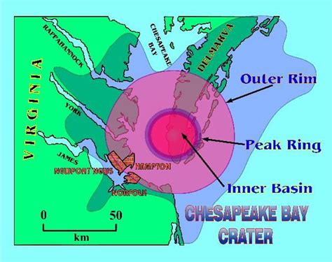 Crash! 10 Biggest Impact Craters on Earth | Impact crater, Crater, Chesapeake