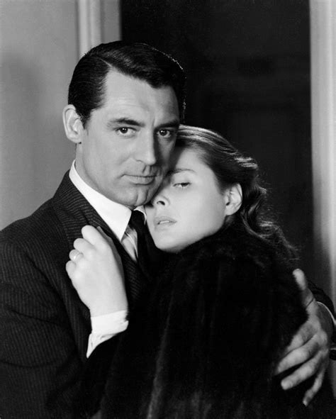 Cary Grant and Ingrid Bergman in Alfred Hitchcock's Movie 'Notorious ...