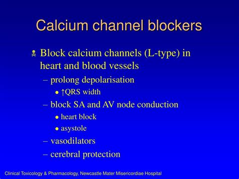 PPT - Calcium channel blockers PowerPoint Presentation, free download ...