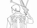 Daryl Dixon Coloring Pages sketch template