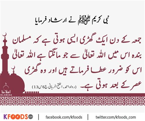 Jumma Ke Din Dua - Dua, Hadiths, Islamic Quotes In Urdu & English